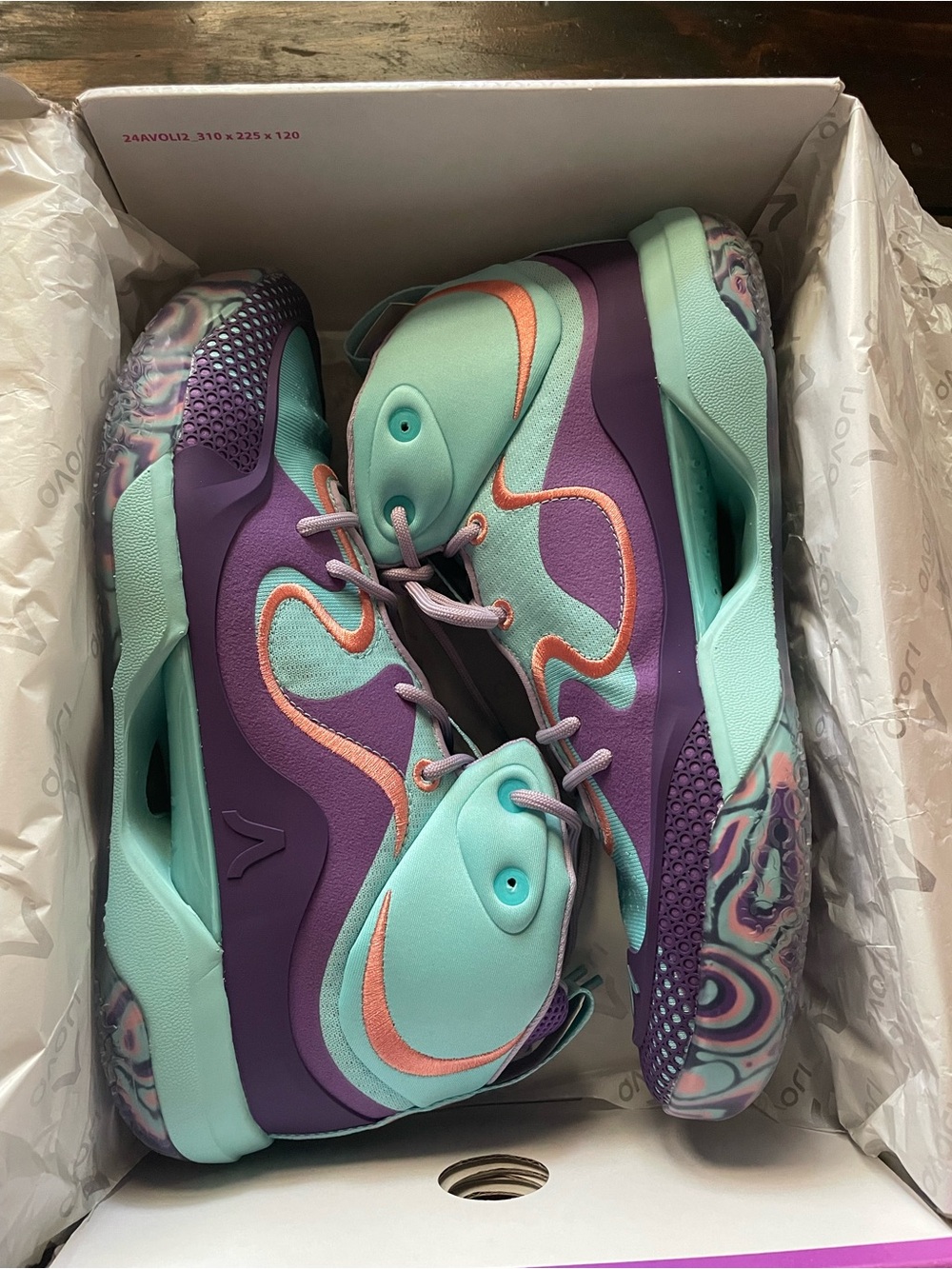 Kids Athletic Sneakers in Teal & Purple - Stylish Everyday Comfort